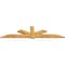 Ekena Millwork Kennewick Rough Sawn Timber Gable Bracket, Western Red Cedar, 96"W x 24"H x 2"D x 6"F, 6/12 Pitch GBW096X24X0206KEN00RWR - alternate 2